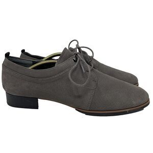 Franco Sarto Women's Acropolis Preforated Leather Lace Up Oxford Size 11